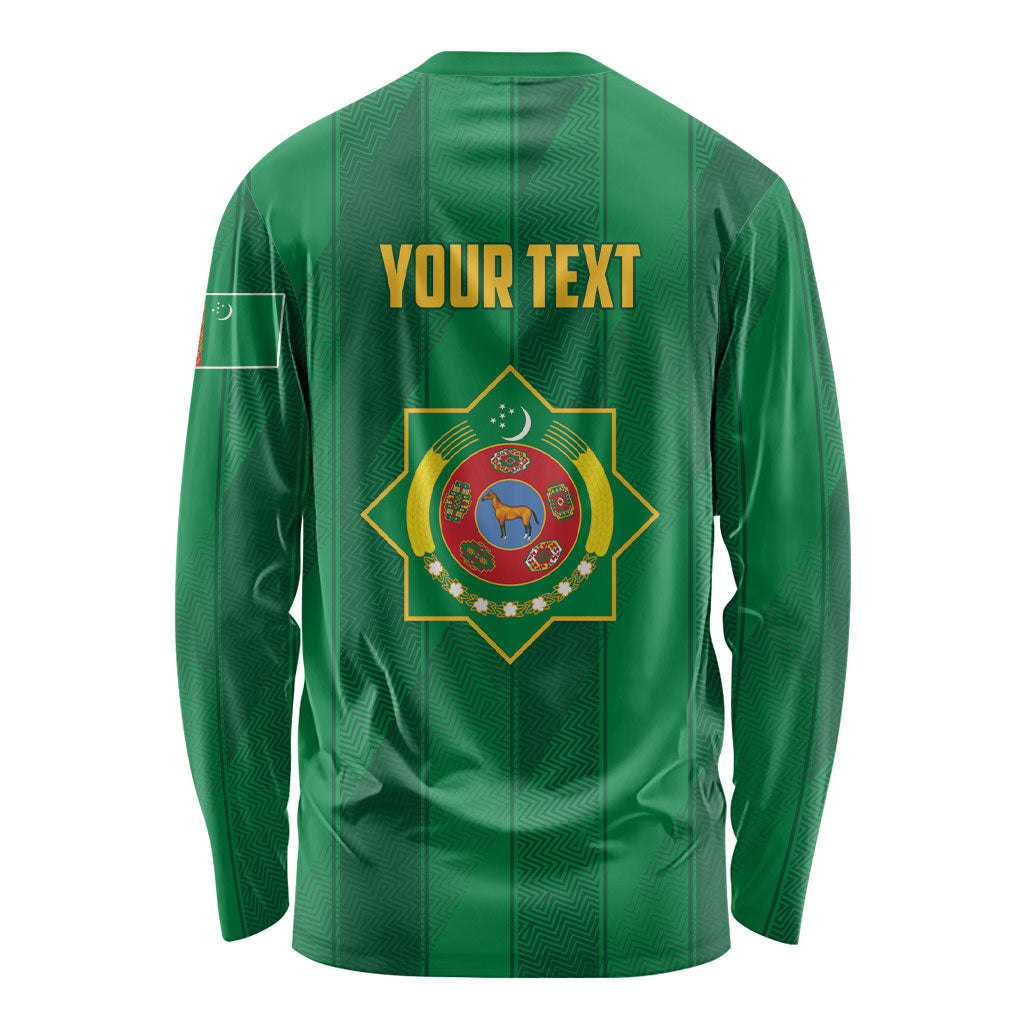 Personalized Turkmenistan Long Sleeve Shirt Happy Independence Day