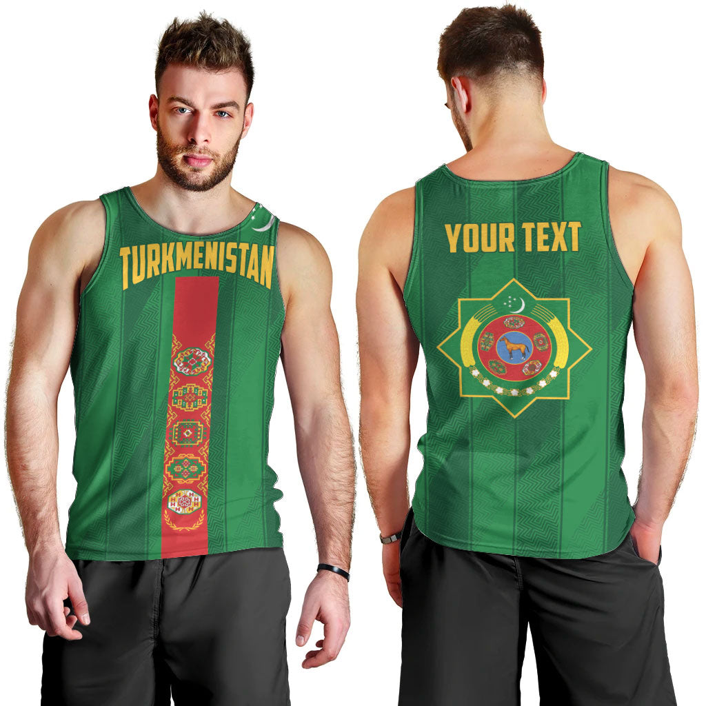 Personalized Turkmenistan Men Tank Top Happy Independence Day