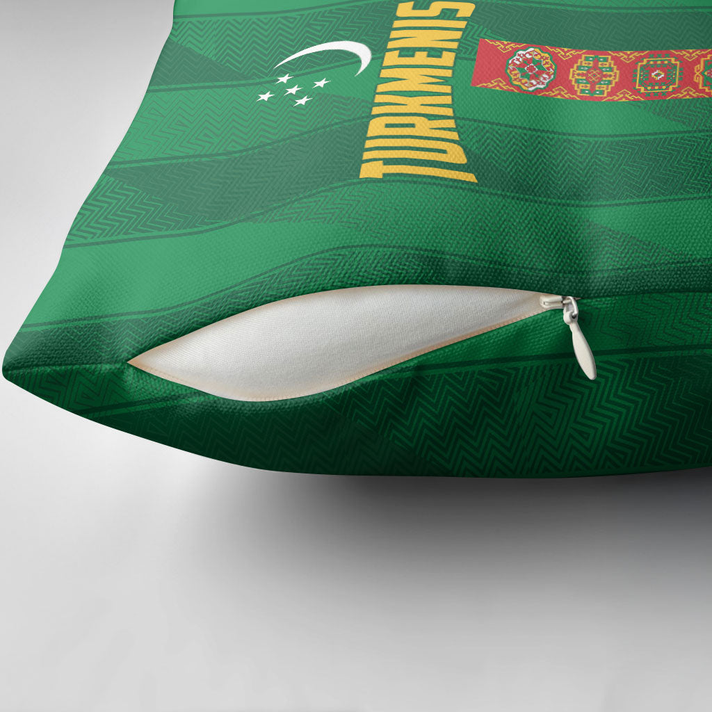 Turkmenistan Pillow Cover Happy Independence Day
