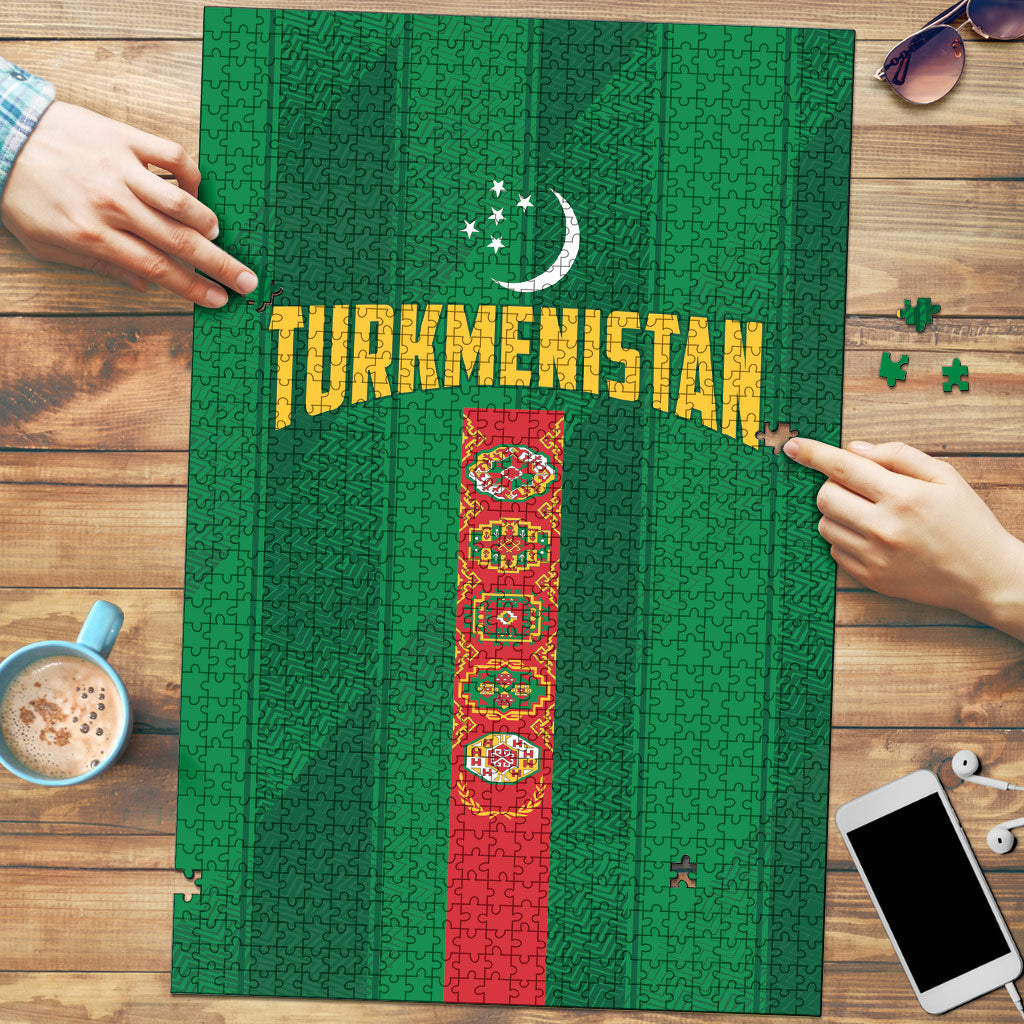 Turkmenistan Puzzle Happy Independence Day
