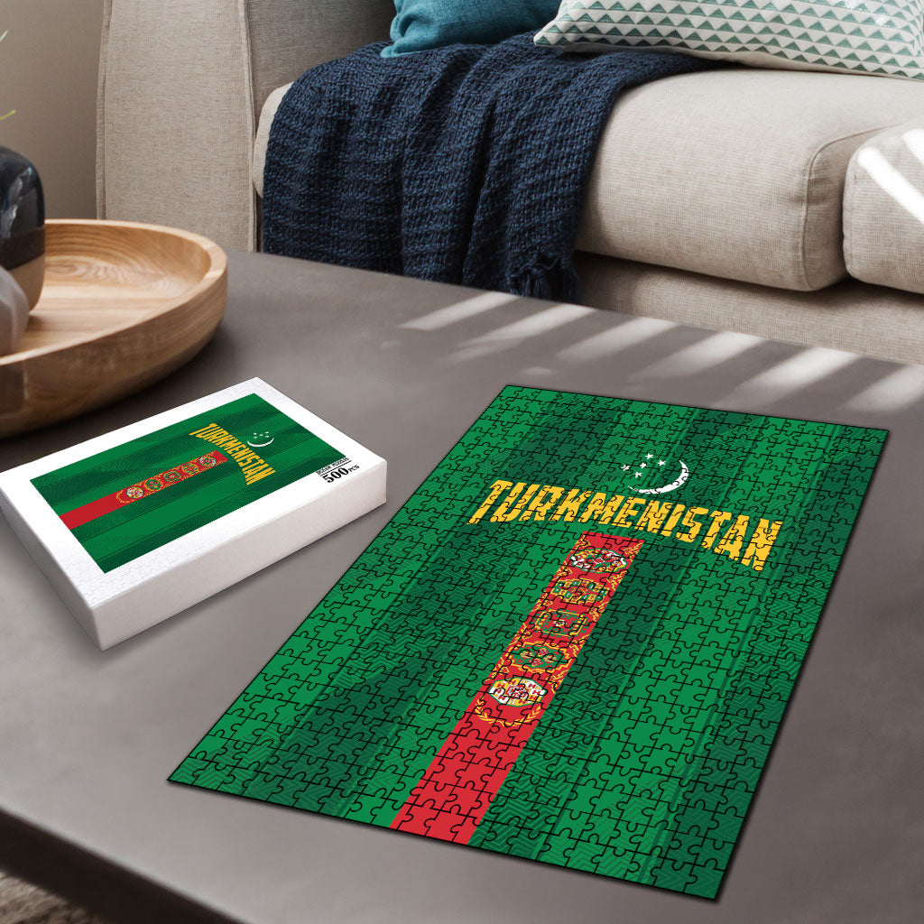 Turkmenistan Puzzle Happy Independence Day