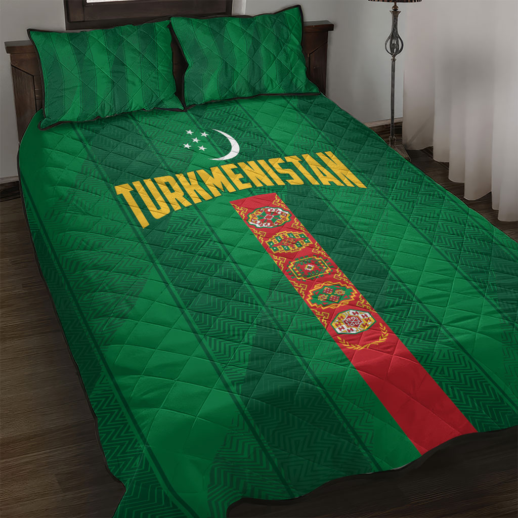 Turkmenistan Quilt Bed Set Happy Independence Day