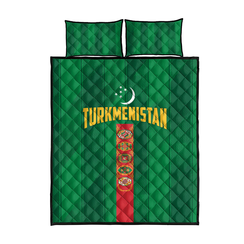 Turkmenistan Quilt Bed Set Happy Independence Day