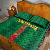 Turkmenistan Quilt Bed Set Happy Independence Day