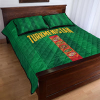 Turkmenistan Quilt Bed Set Happy Independence Day