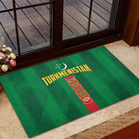 Turkmenistan Rubber Doormat Happy Independence Day