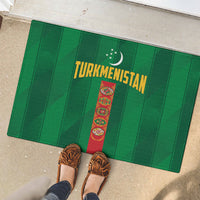 Turkmenistan Rubber Doormat Happy Independence Day
