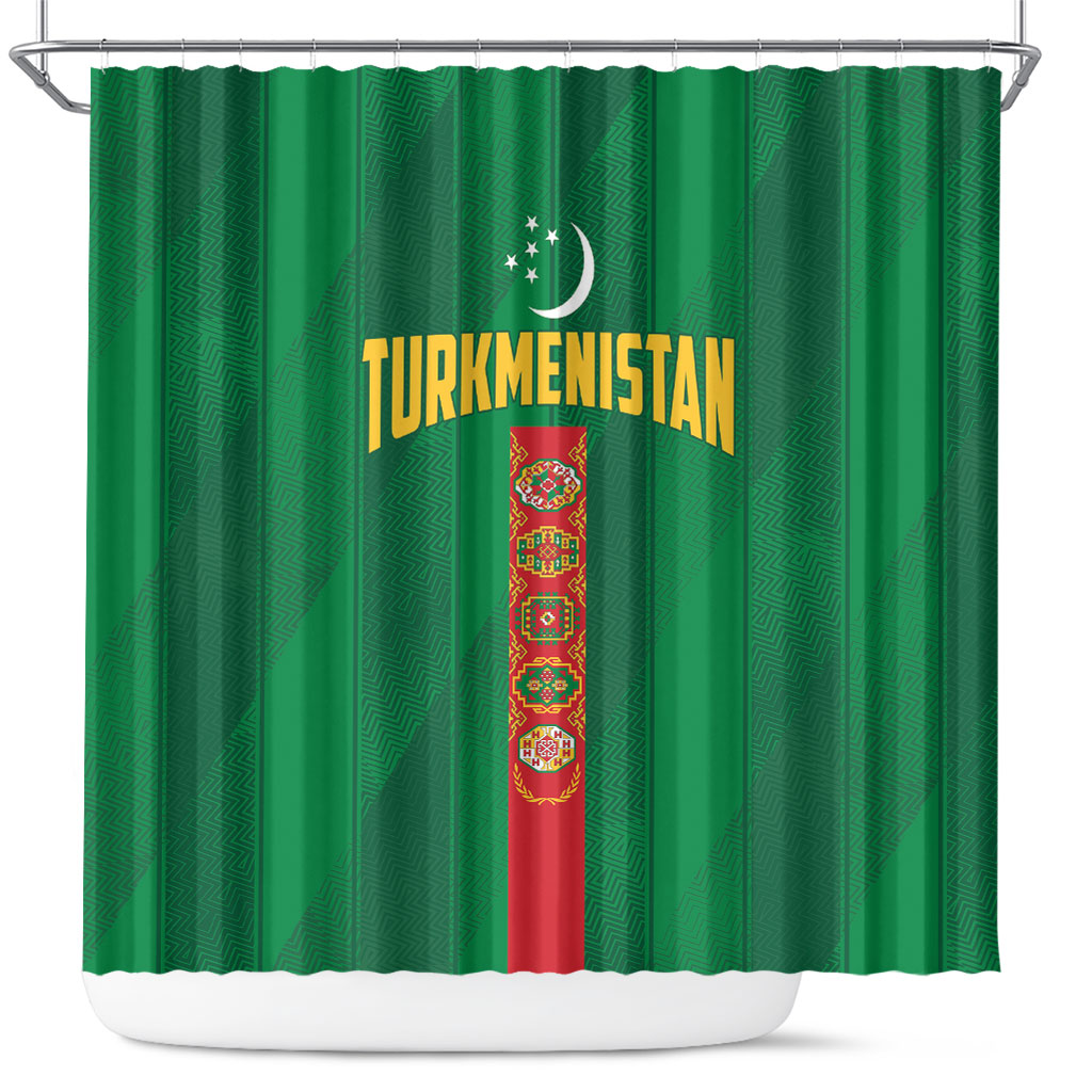 Turkmenistan Shower Curtain Happy Independence Day