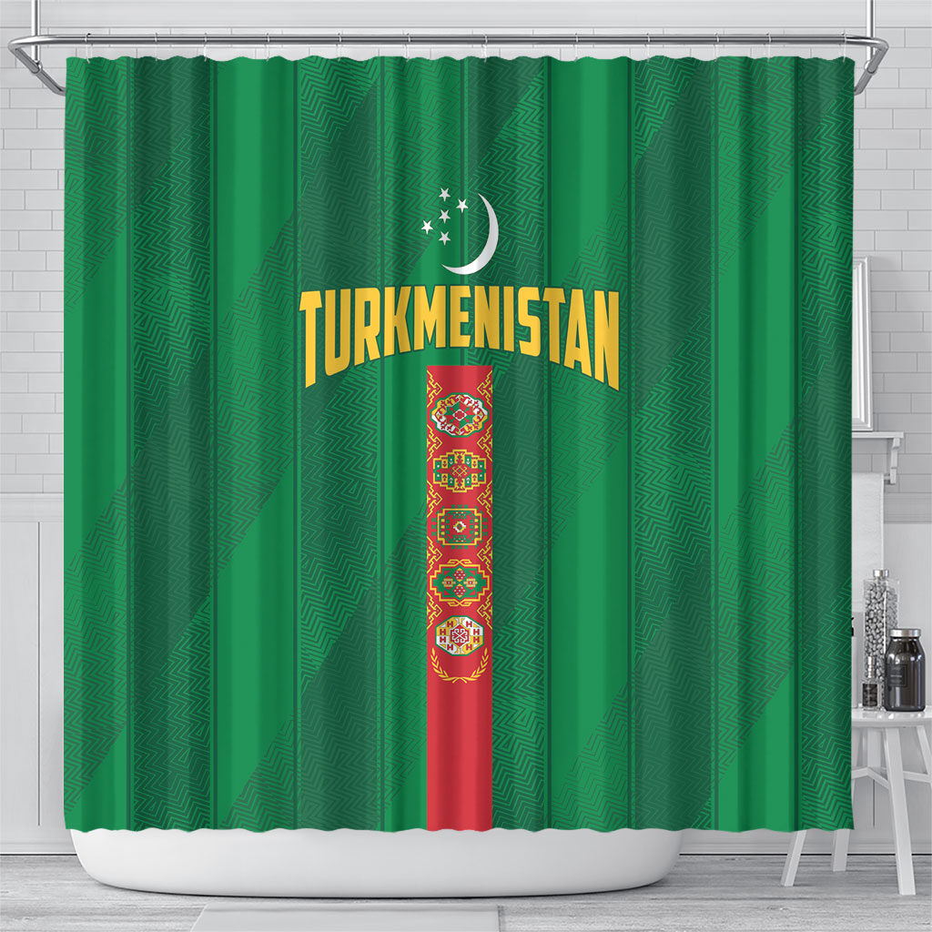 Turkmenistan Shower Curtain Happy Independence Day