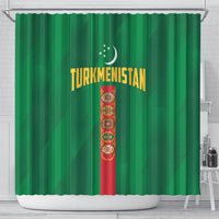 Turkmenistan Shower Curtain Happy Independence Day