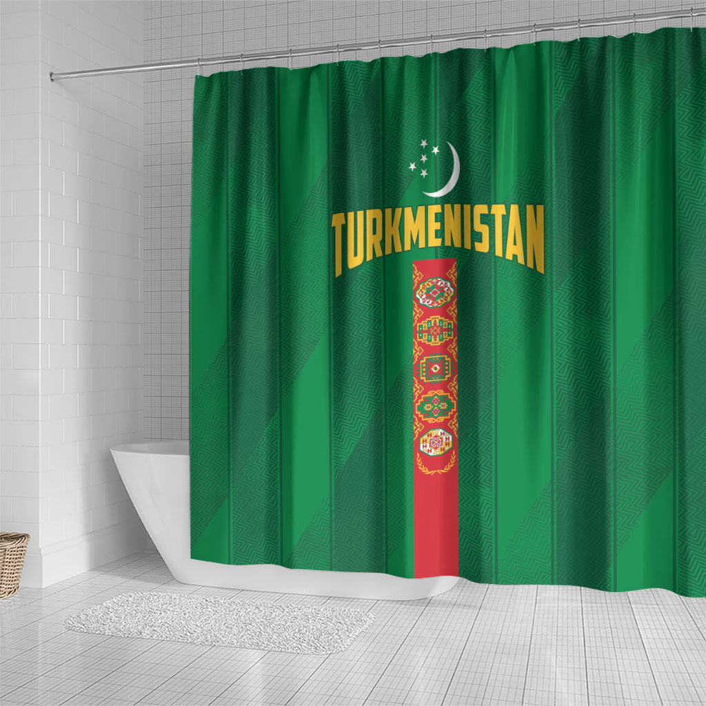 Turkmenistan Shower Curtain Happy Independence Day