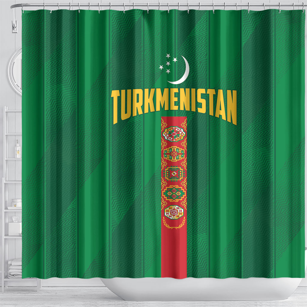 Turkmenistan Shower Curtain Happy Independence Day