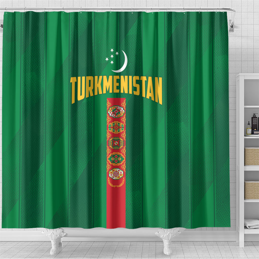 Turkmenistan Shower Curtain Happy Independence Day