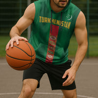 Personalized Turkmenistan Sleeveless Hoodie Happy Independence Day
