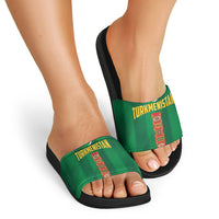 Turkmenistan Slide Sandals Happy Independence Day