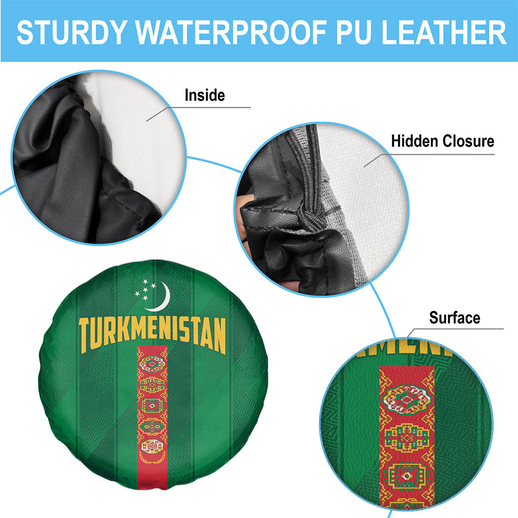 Turkmenistan Spare Tire Cover Happy Independence Day