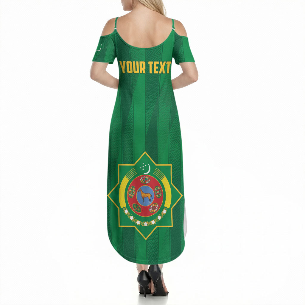 Personalized Turkmenistan Summer Maxi Dress Happy Independence Day