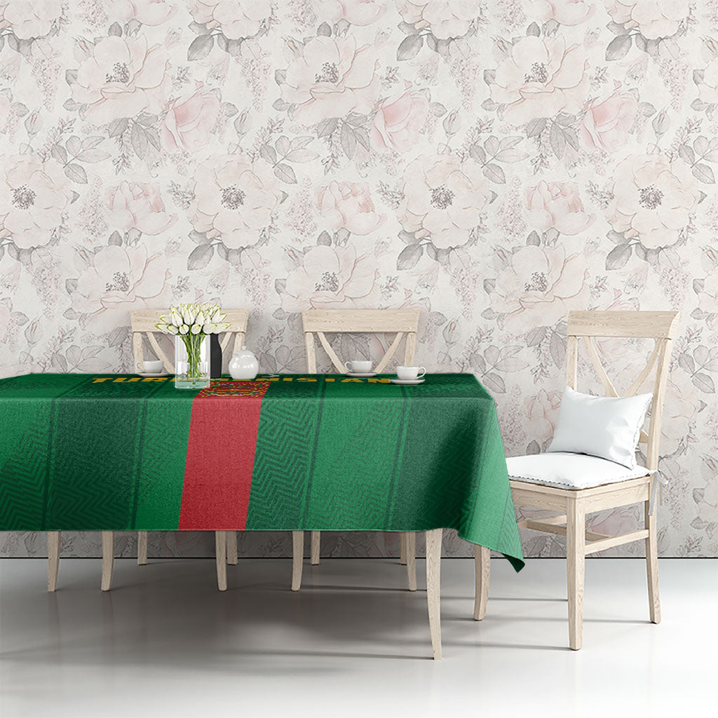 Turkmenistan Tablecloth Happy Independence Day
