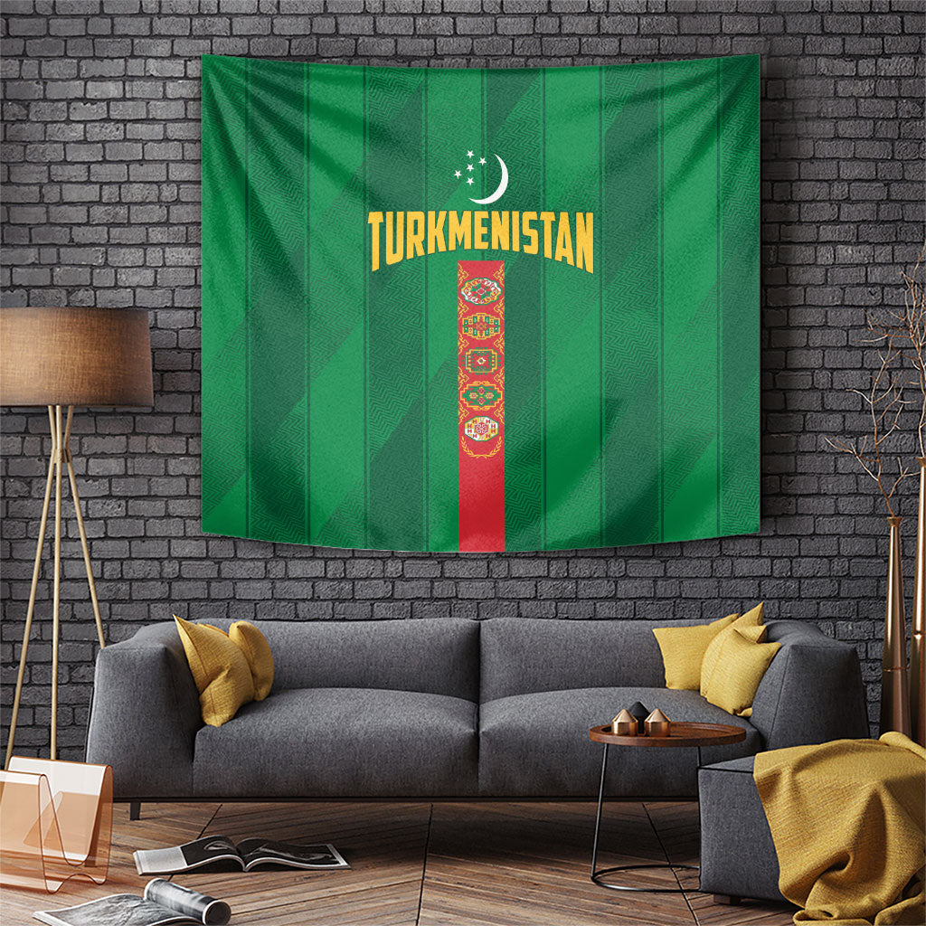Turkmenistan Tapestry Happy Independence Day