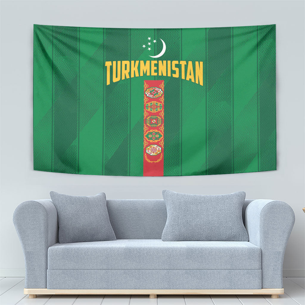 Turkmenistan Tapestry Happy Independence Day