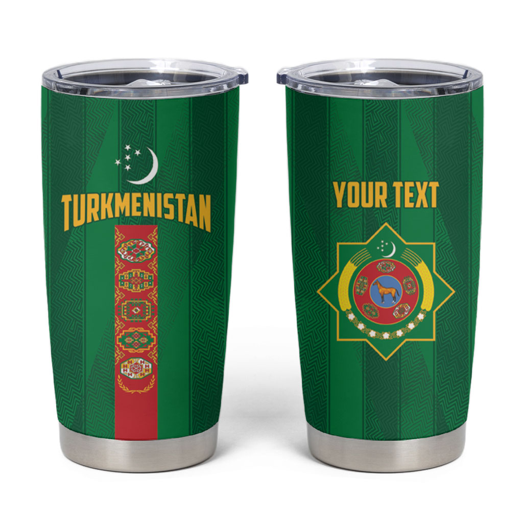 Personalized Turkmenistan Tumbler Cup Happy Independence Day