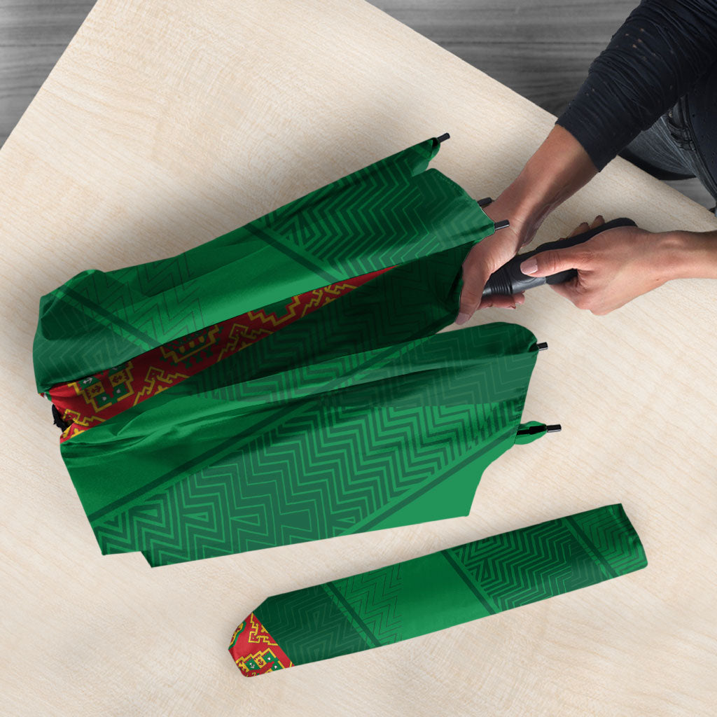 Turkmenistan Umbrella Happy Independence Day