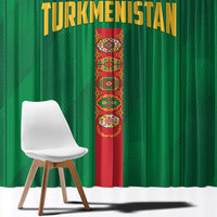 Turkmenistan Window Curtain Happy Independence Day