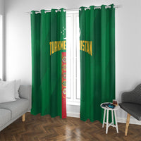 Turkmenistan Window Curtain Happy Independence Day