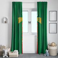 Turkmenistan Window Curtain Happy Independence Day