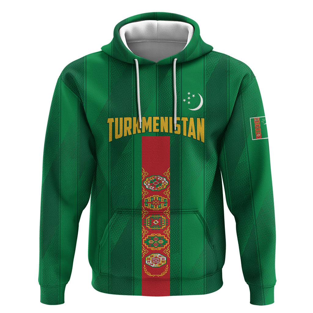 Personalized Turkmenistan Zip Hoodie Happy Independence Day