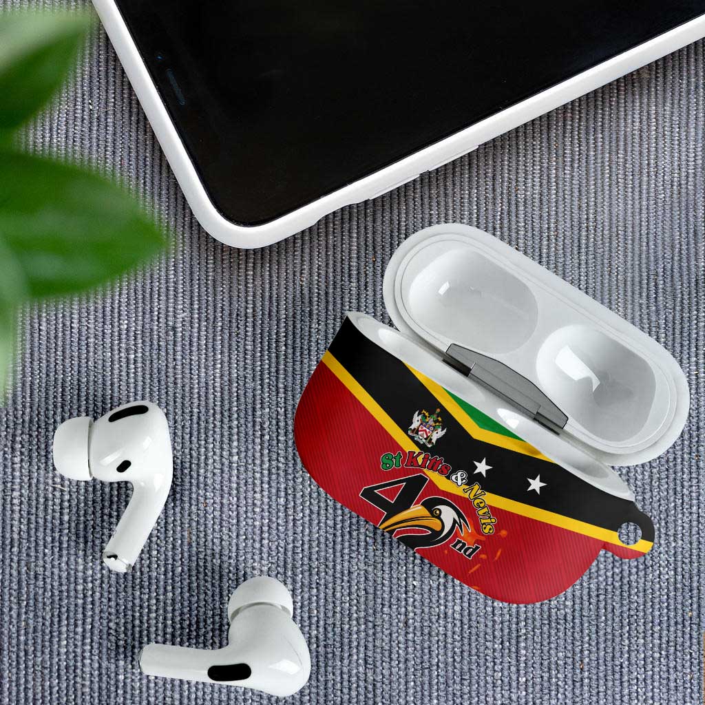 St Kitts and Nevis 42nd Independence Day AirPods Case Country Above Self - Wonder Print Shop