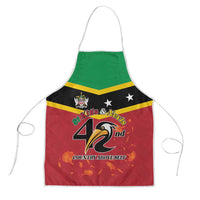 St Kitts and Nevis 42nd Independence Day Apron Country Above Self - Wonder Print Shop