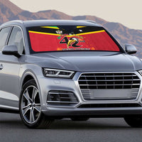St Kitts and Nevis 42nd Independence Day Auto Sun Shade Country Above Self - Wonder Print Shop