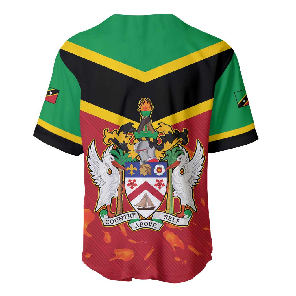 St Kitts and Nevis 42nd Independence Day Baseball Jersey Country Above Self LT01