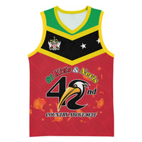 St Kitts and Nevis 42nd Independence Day Basketball Jersey Country Above Self LT01