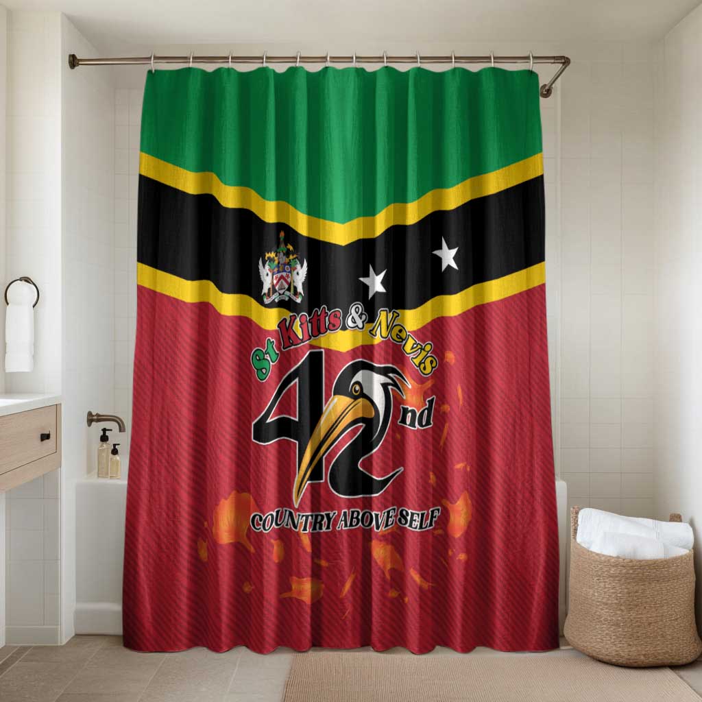 St Kitts and Nevis 42nd Independence Day Bathroom Set Country Above Self - Wonder Print Shop