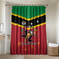 St Kitts and Nevis 42nd Independence Day Bathroom Set Country Above Self - Wonder Print Shop