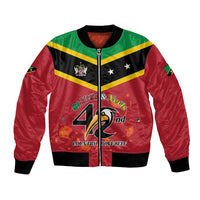 St Kitts and Nevis 42nd Independence Day Bomber Jacket Country Above Self LT01