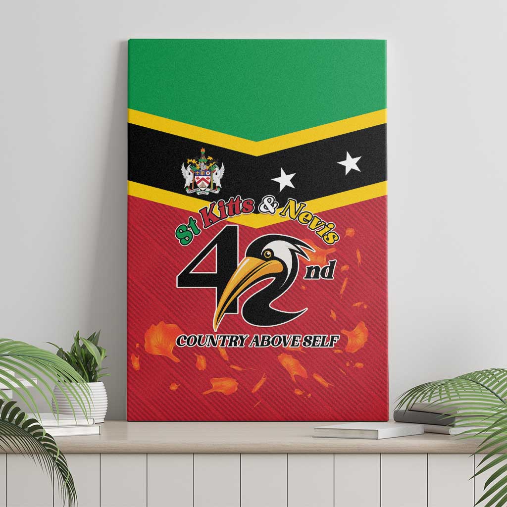 St Kitts and Nevis 42nd Independence Day Canvas Wall Art Country Above Self - Wonder Print Shop
