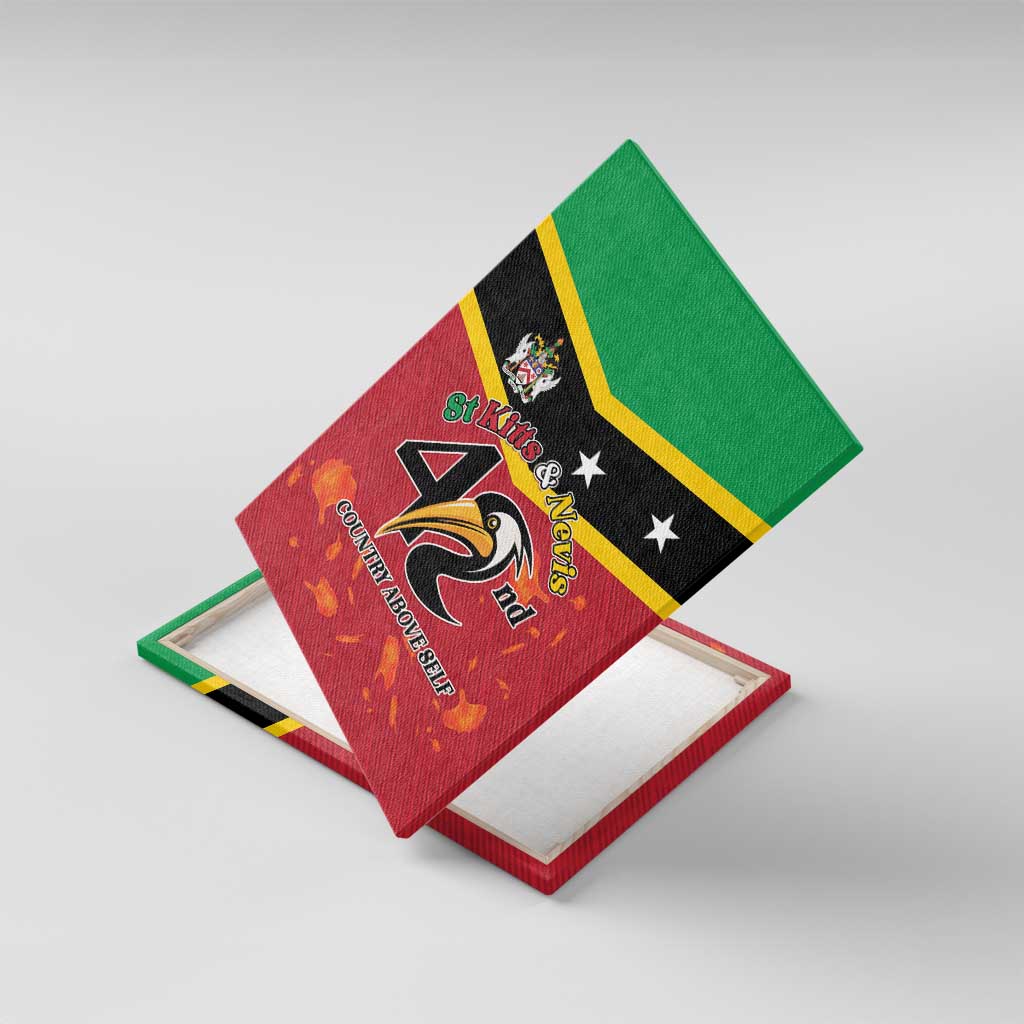 St Kitts and Nevis 42nd Independence Day Canvas Wall Art Country Above Self - Wonder Print Shop