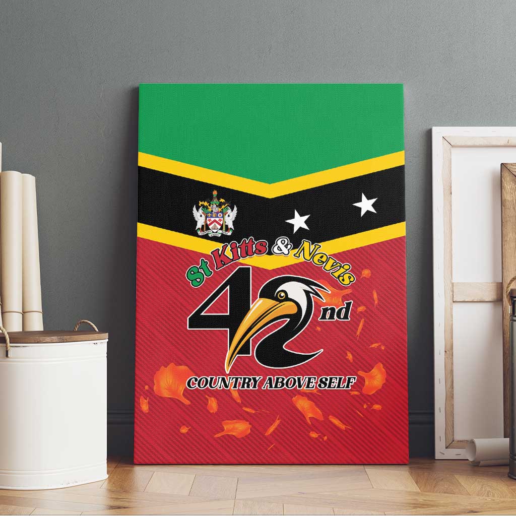 St Kitts and Nevis 42nd Independence Day Canvas Wall Art Country Above Self - Wonder Print Shop