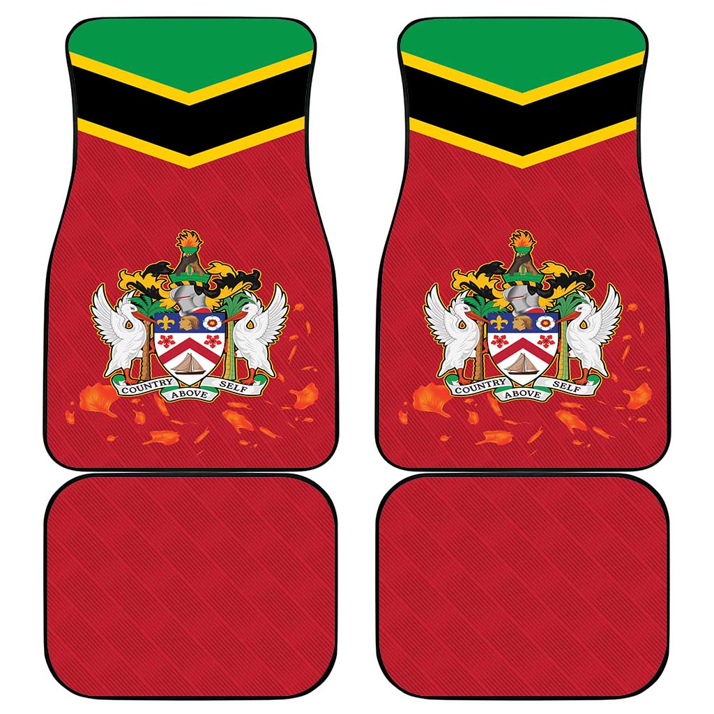 St Kitts and Nevis 42nd Independence Day Car Mats Country Above Self - Wonder Print Shop
