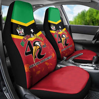 St Kitts and Nevis 42nd Independence Day Car Seat Cover Country Above Self - Wonder Print Shop