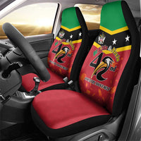 St Kitts and Nevis 42nd Independence Day Car Seat Cover Country Above Self - Wonder Print Shop