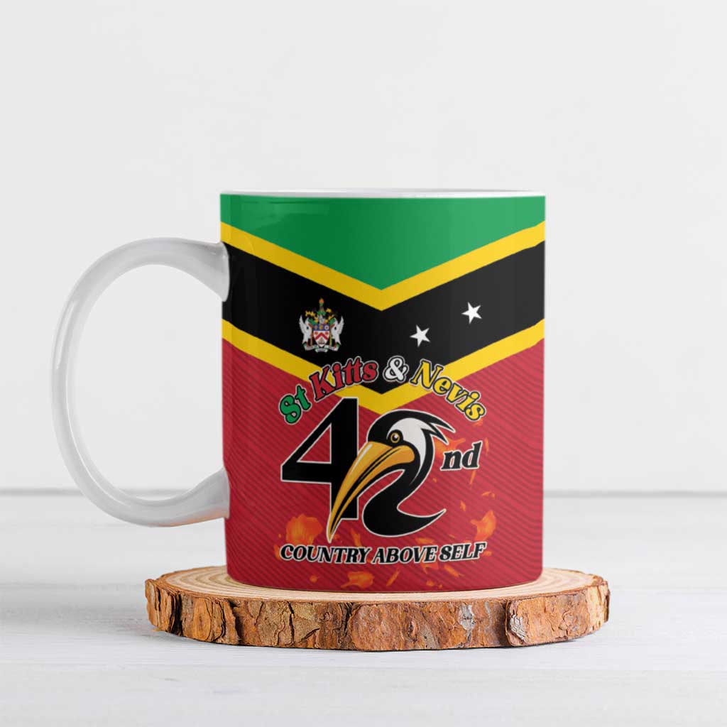 St Kitts and Nevis 42nd Independence Day Ceramic Mug Country Above Self - Wonder Print Shop