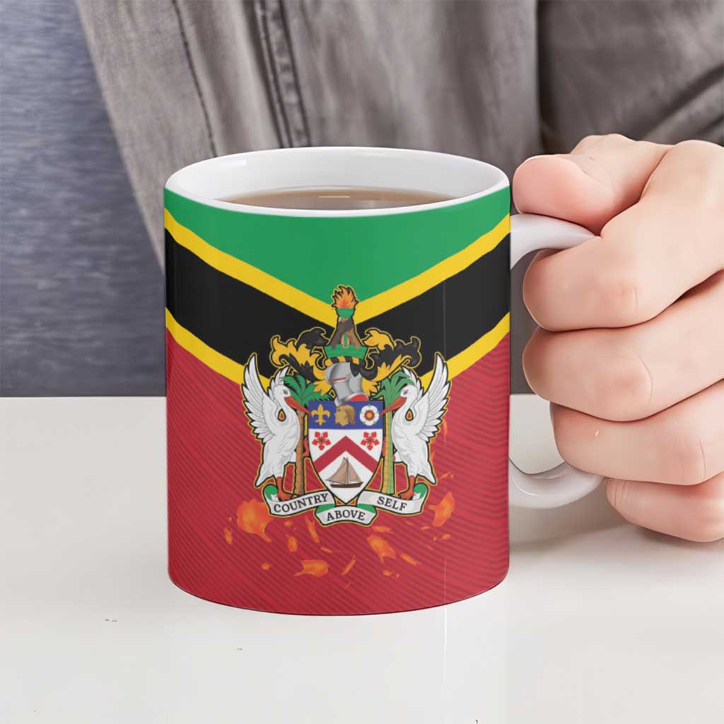 St Kitts and Nevis 42nd Independence Day Ceramic Mug Country Above Self - Wonder Print Shop