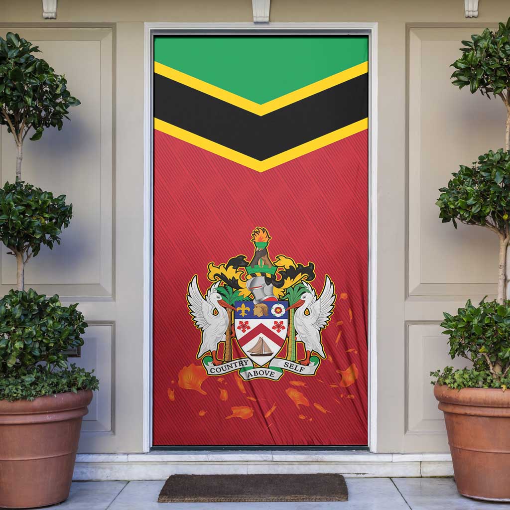 St Kitts and Nevis 42nd Independence Day Door Cover Country Above Self - Wonder Print Shop