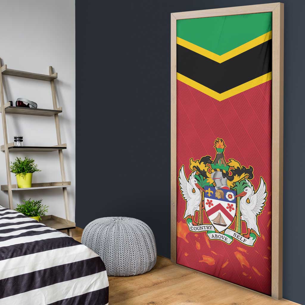 St Kitts and Nevis 42nd Independence Day Door Cover Country Above Self - Wonder Print Shop