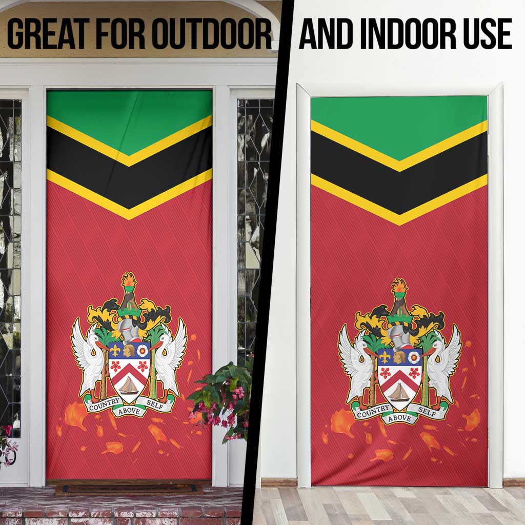 St Kitts and Nevis 42nd Independence Day Door Cover Country Above Self - Wonder Print Shop