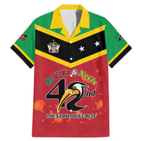 St Kitts and Nevis 42nd Independence Day Family Matching Mermaid Dress and Hawaiian Shirt Country Above Self LT01